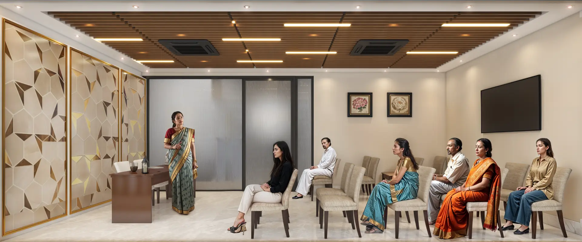 Grand entrance of Central Park apartments in Porur, offering secure access to premium lifestyle flats