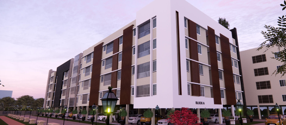 Front elevation of 2 BHK Flats in - Sangiliyandapuram, Trichy Rohini Nakshatra