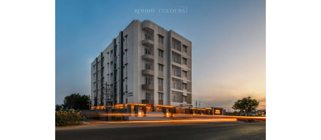 Front elevation of 2 BHK Flats in - Woraiyur, Trichy : Rohini Colours